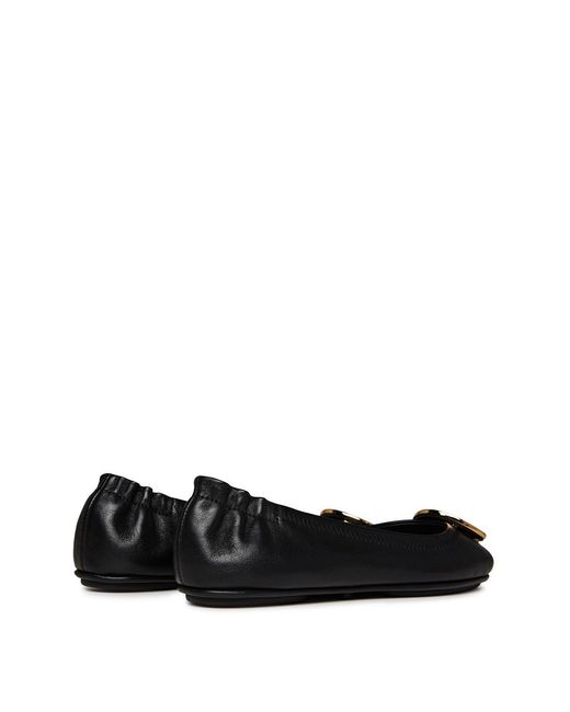 Tory Burch Black Claire Ballet Flats