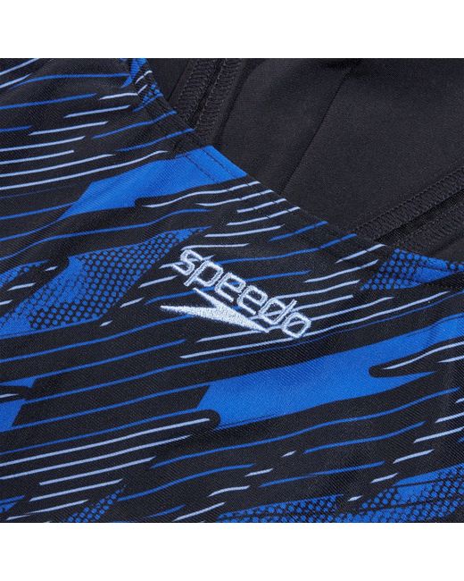 Speedo Blue Hyperboom Placement Muscleback