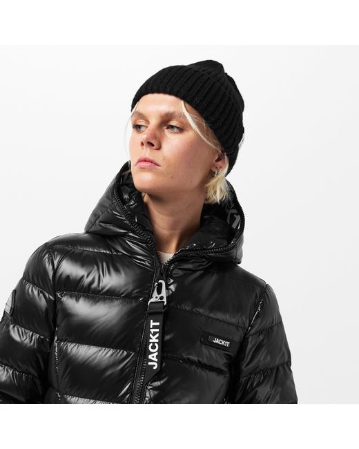 Jacket Black Racer Insulated Medium Puffer Jacket