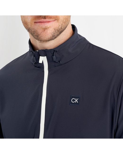 Calvin Klein Blue Performance Golf Jacket for men