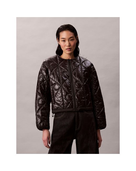 Calvin Klein Black Quilted Jacket