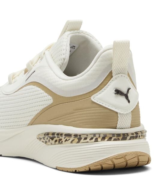 PUMA White Softride Charm Animal Ld62