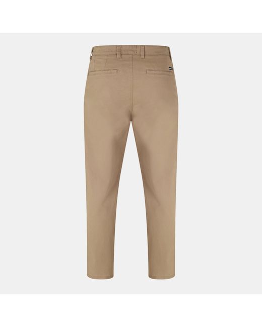 Threadbare Natural Fog Tailored Fit Chinos for men