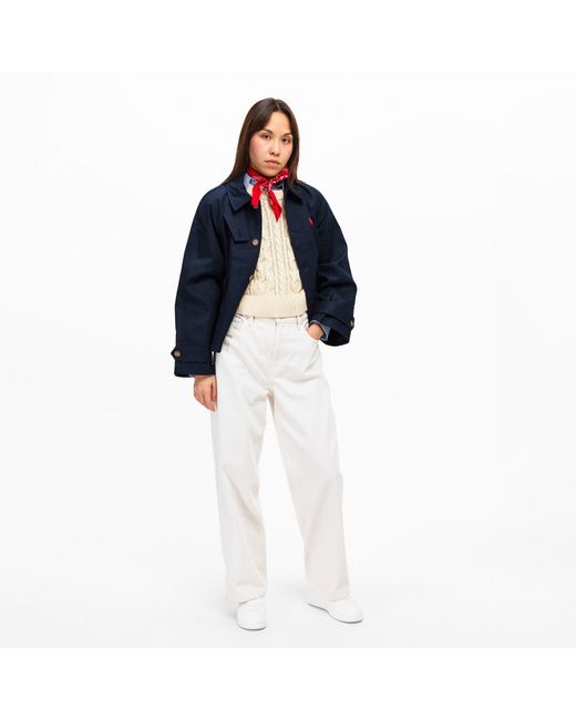 Polo Ralph Lauren White Masters Court Suede Trainers