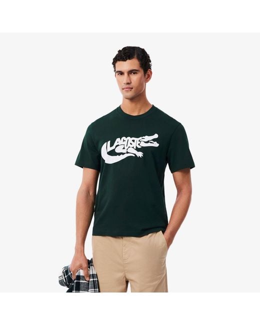 Lacoste Green Script Croc Sn64 for men
