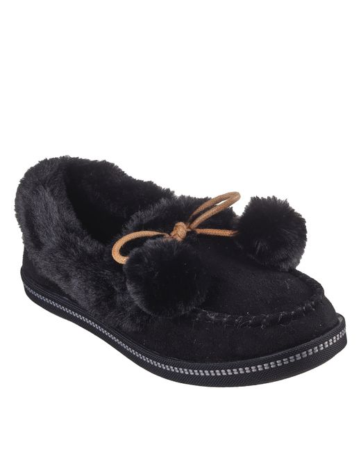 Skechers Black Cozy Campf Slippers