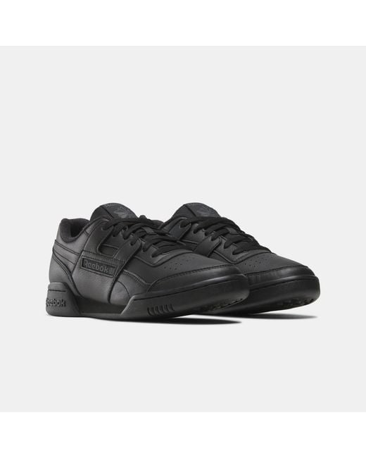 Reebok Black Workout Plus Low-Top Trainers for men