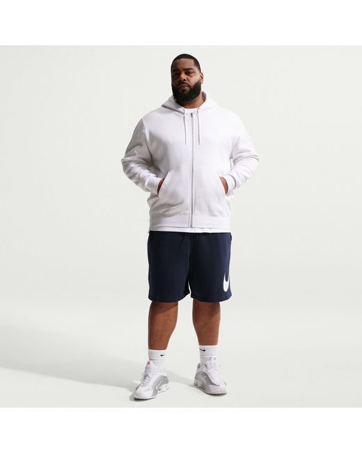Nike Black Sportswear Club Graphic Shorts for men