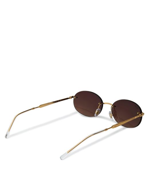 Ray-Ban Brown Round Sunglasses