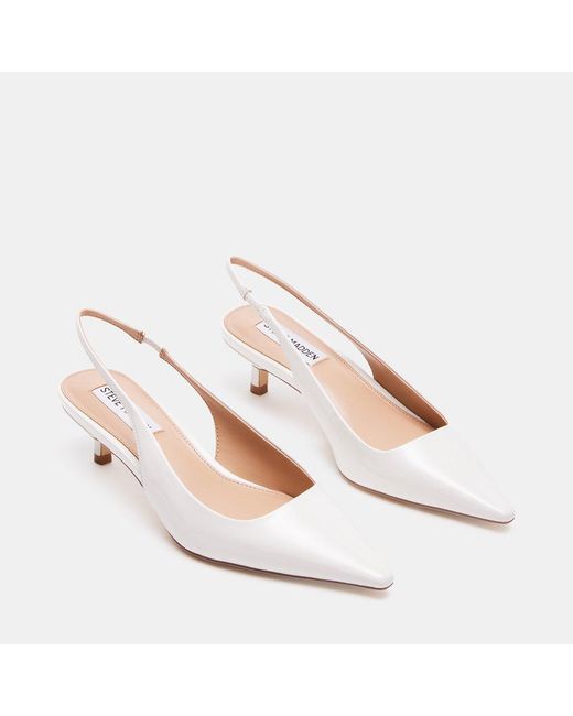 Steve Madden White Loafers