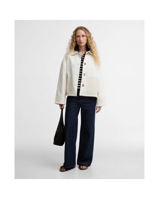 Barbour White Overshirt