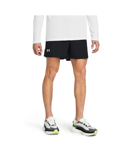 Under Armour Blue Ua Launch 5In Shorts for men
