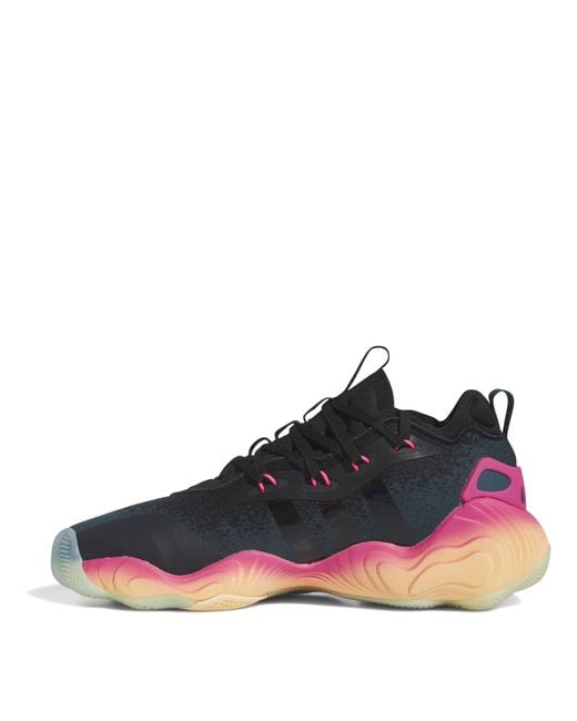 Adidas Blue Trae Young 3 Basketball Trainers for men
