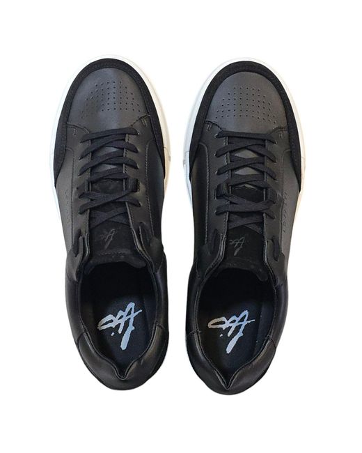 Loyalti Black Braid Low-Top Trainers for men