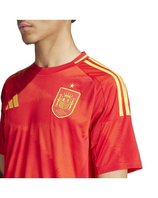 Adidas Red Spain Home Shirt 2024 Adults