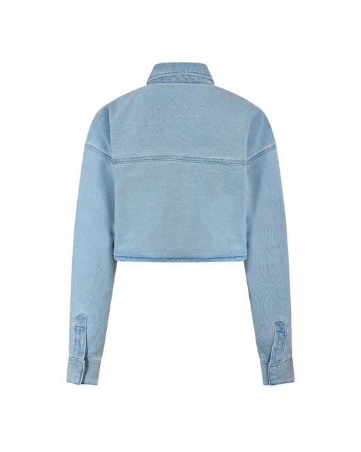 GOOD AMERICAN Blue Denim Jacket