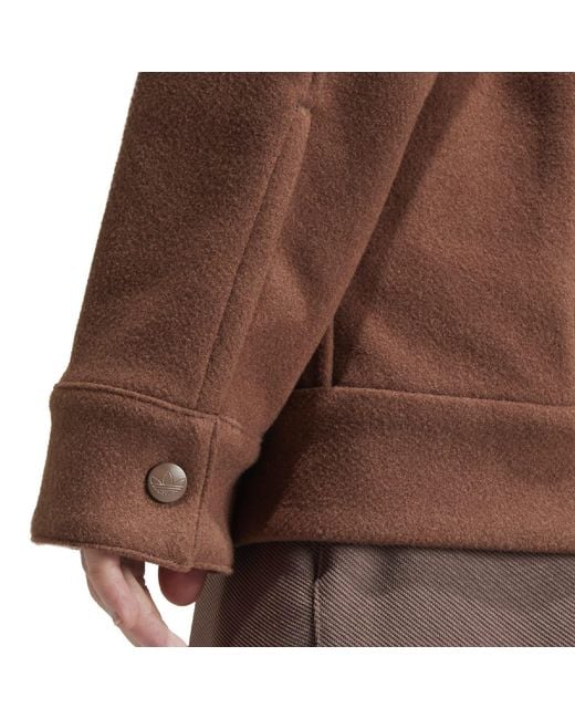 Adidas Originals Brown Premium Overshirt for men