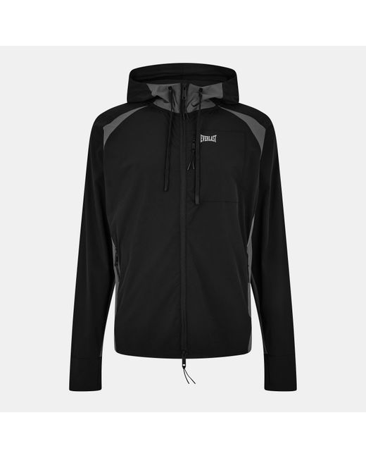 Everlast Black Windbreaker Sport Jacket for men
