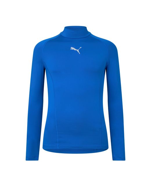 PUMA Blue Liga Baselayer Tee Ls Warm T-Shirt for men