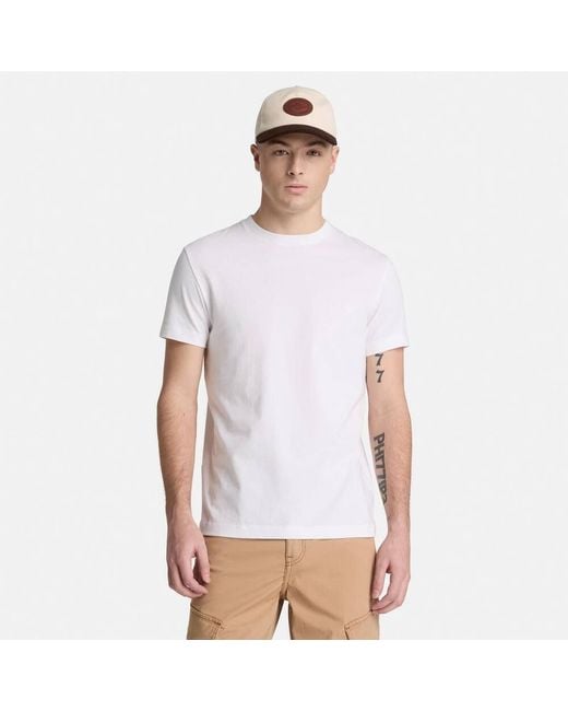 Timberland White Timb Dunstan Tee for men