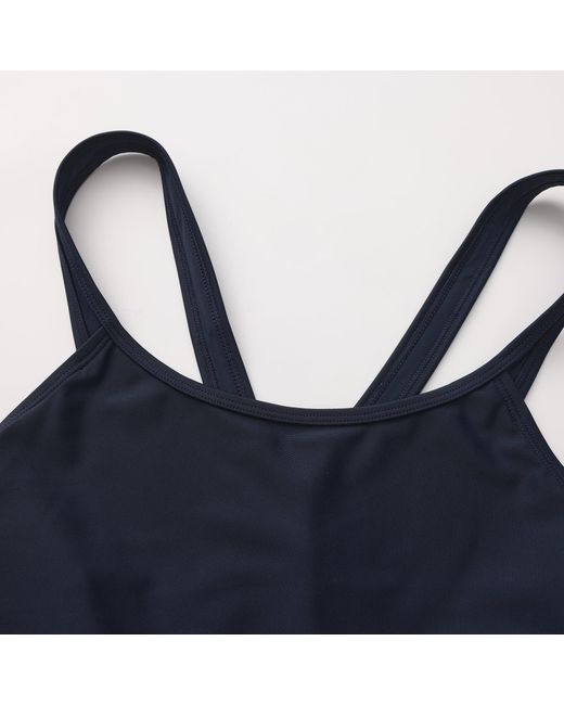 Slazenger 1881 Blue Lycra Xtra Life X Back Swimsuit Ladies