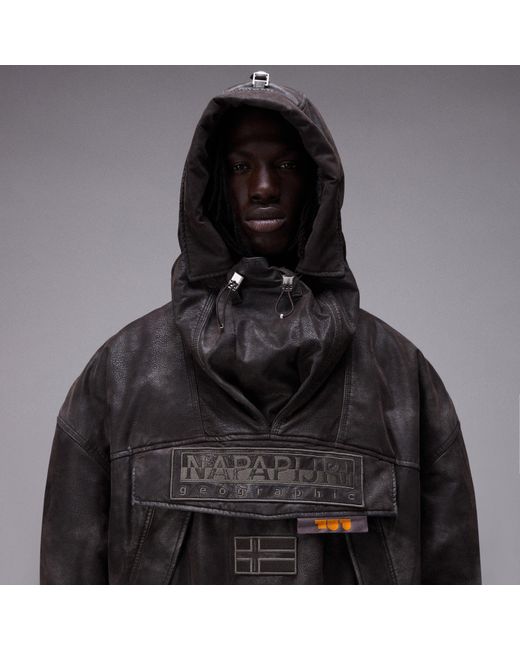 Napapijri Black X Pdf Skidoo Rain Anorak for men