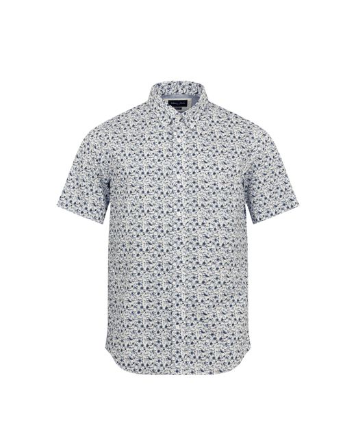 Eden Park Gray Shirt With Exclusive Floral Print for men