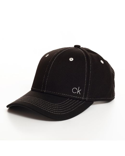 Calvin Klein Black Calvin Ck Golf Performance Mesh Cap for men