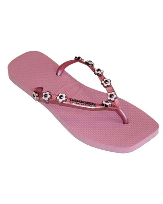 Havaianas Purple Square Stylish Flip Flops