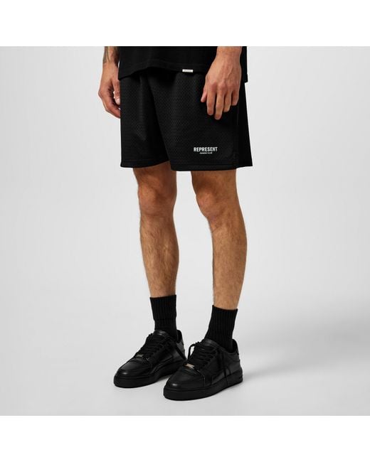 Represent Black Apex Low Trainers, Two-Tone Design for men