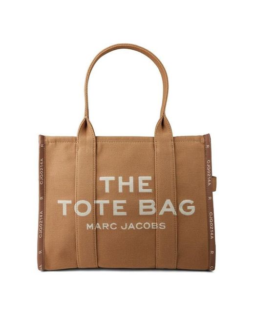 Marc Jacobs Brown Large Jacquard Tote Bag