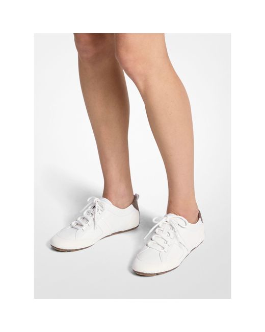 MICHAEL Michael Kors White Keely Trainer Low-Top Trainers