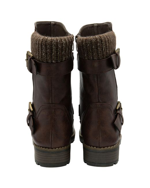Lotus Shoes Brown Jemima Mid-Calf Boots
