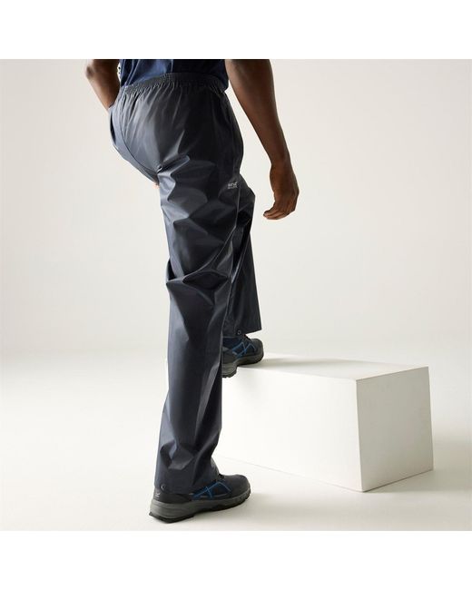 Regatta Blue Stormbreak Waterproof Overtrousers for men