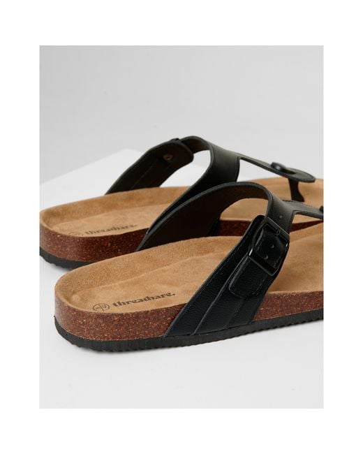 Threadbare Brown Alexandria Flat Sandal for men
