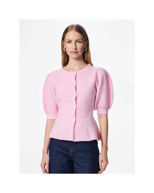 Pieces Pink Ss Puff Knt C Ld63