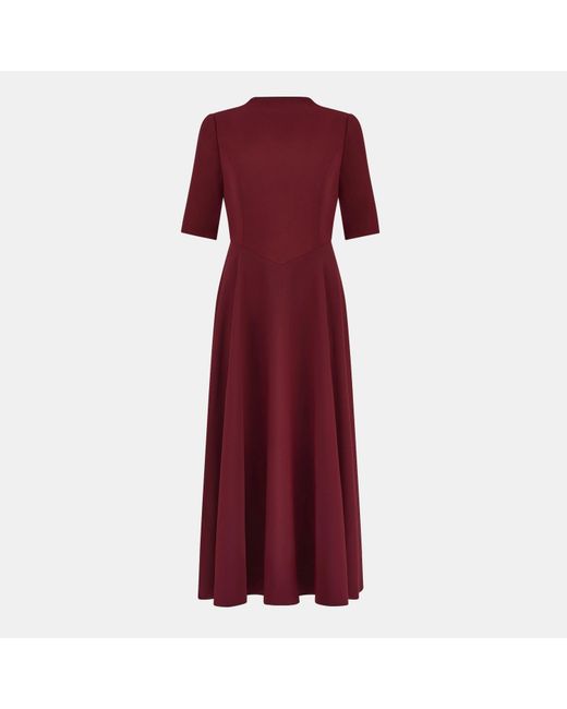 Odd Muse Red The Ultimate Muse Half Length Sleeve Midi Dress