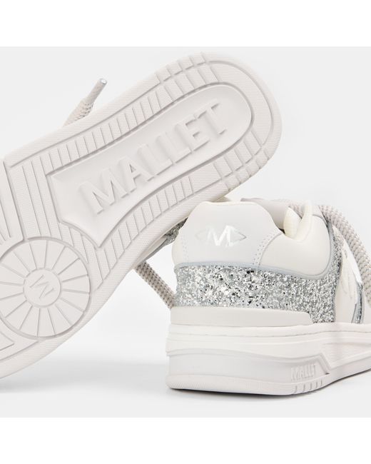 Mallet White Clayton Low-Top Trainers for men