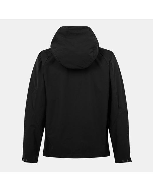 C P Company Black Pro-Tek Hooded Padded Jacket for men