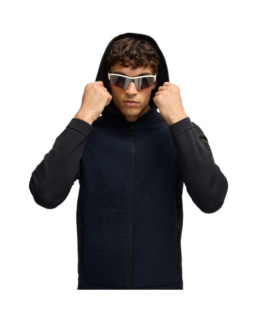 Boss Blue K Desert Hy 01 Weather Resistant Breathable Hybrid Jacket for men