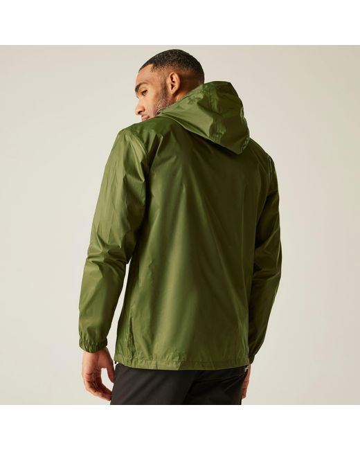 Regatta Green Pack It Iii Waterproof Jacket for men