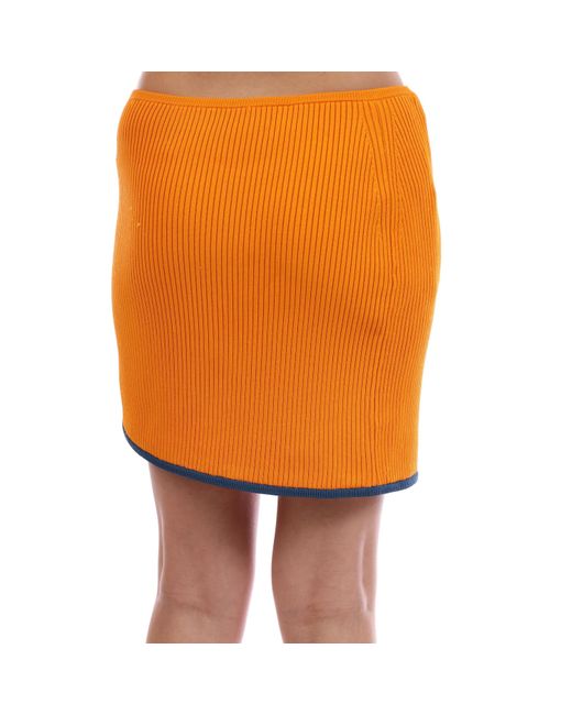 DIESEL Yellow Onalisa Gona Knitted Skirt
