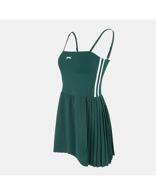 Slazenger 1881 Green Asy Tennis Dress