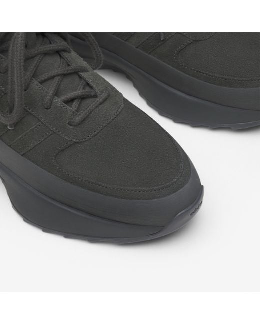 Adidas Black Athletics Los Angeles Hiker Canvas Hi Top Sneakers for men