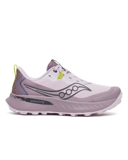 Saucony Purple Peregrine 15 Running Shoes Size 3