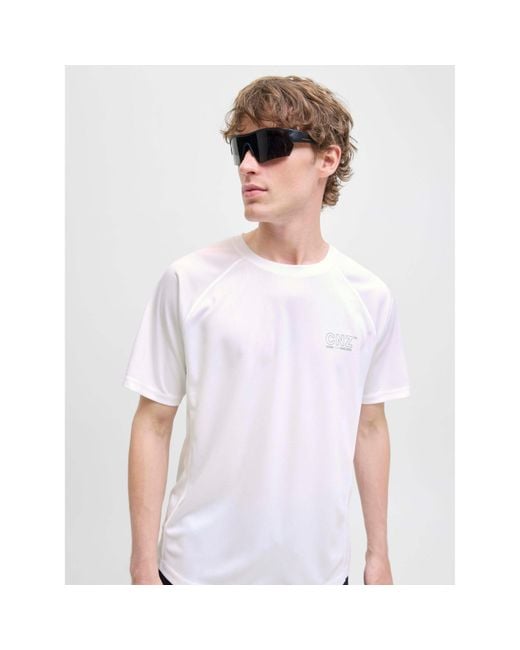 Jack & Jones White Cnz Active T-Shirt for men
