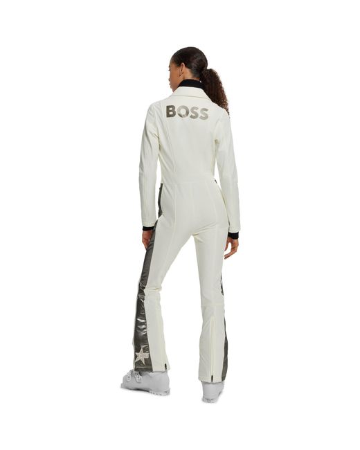 Boss Gray Weather Resistant Tailored Fit Ski Suits