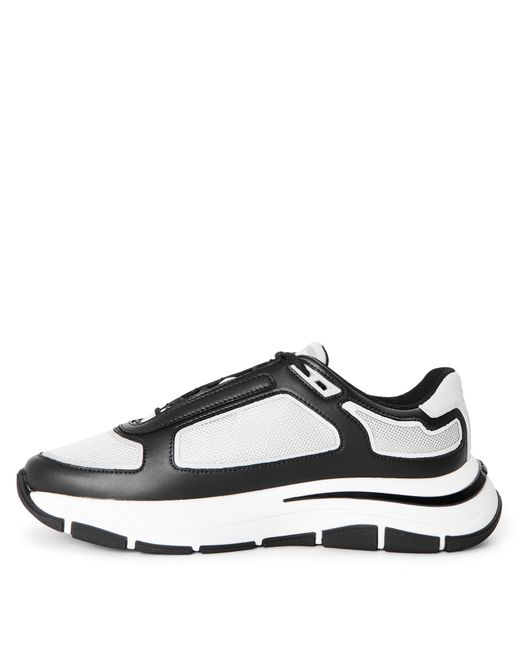 Mallet Black Alton Low-Top Trainers for men