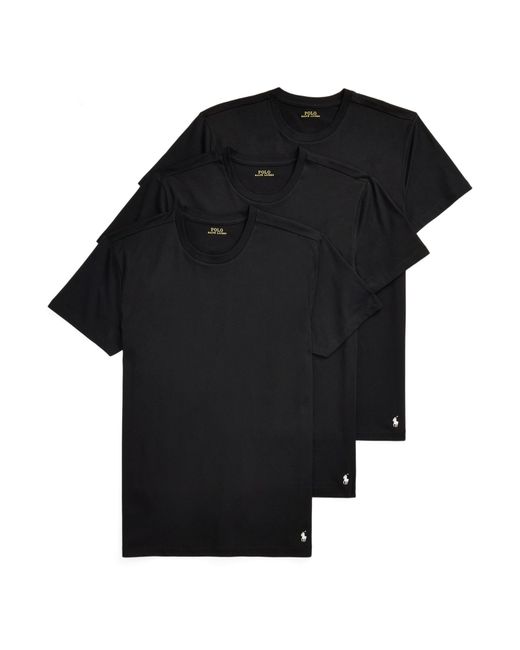 Polo Ralph Lauren Black 3-Pack T-Shirts for men