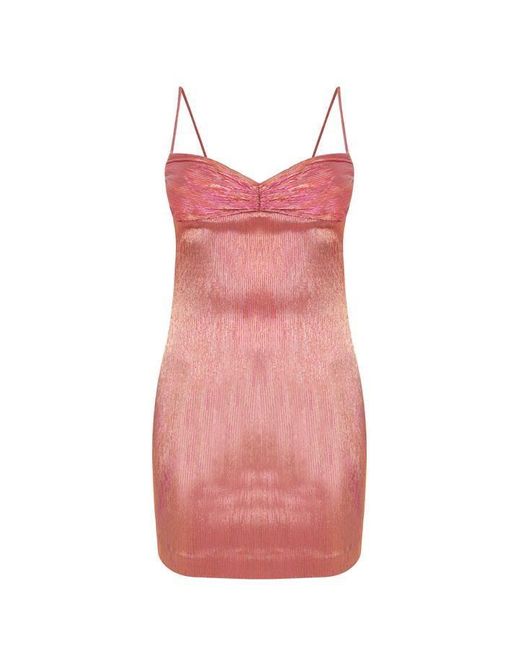 Bec and bridge shop pink silk dress
